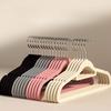 10/20/30Pcs Non-Slip Velvet Hangers Space Saving Hook Flocked Felt Clothes Drying Rack Organizer