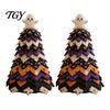 Crafting Materials for Kids DIY Christmas Tree Craft Kit, Handmade Art Crafts And Easy Sewing Kit Beginners Adults, Interactive Fabric Set Holiday