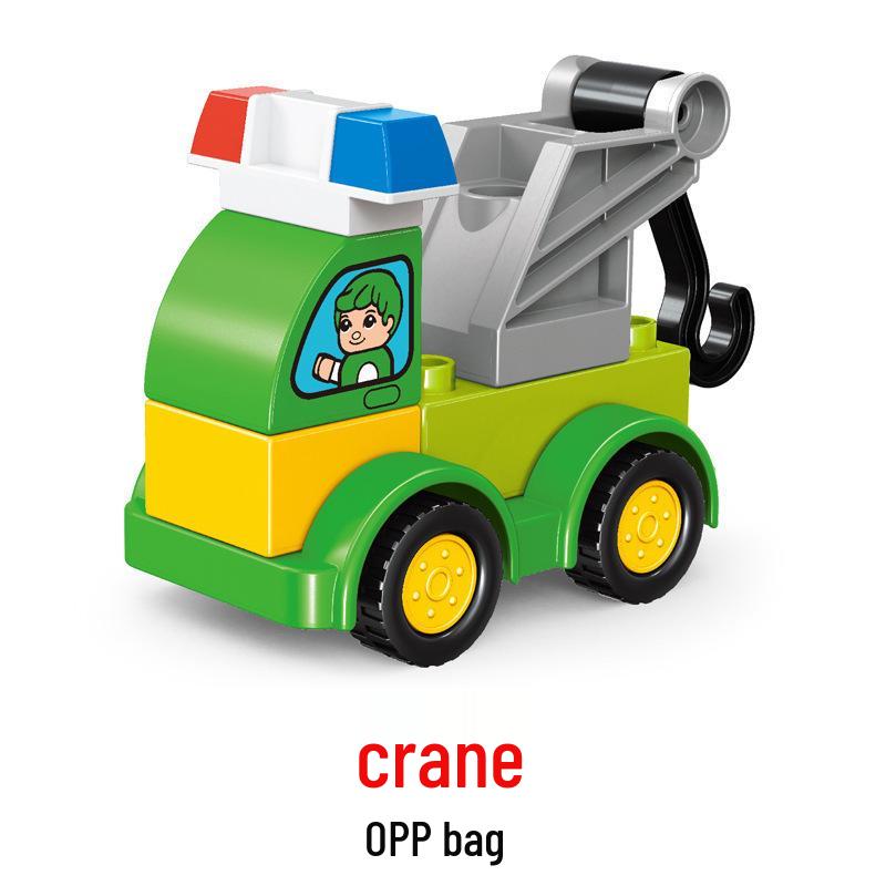 Совместимо с LEGO Duplo: Универсальные инженерные машинки и креативные строительные блоки - Образовательная игрушка для детей
