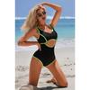 CHARMLEAKS Цельный купальник, женский купальный костюм с U-образным вырезом на груди, сексуальный монокини, купальник S-XL