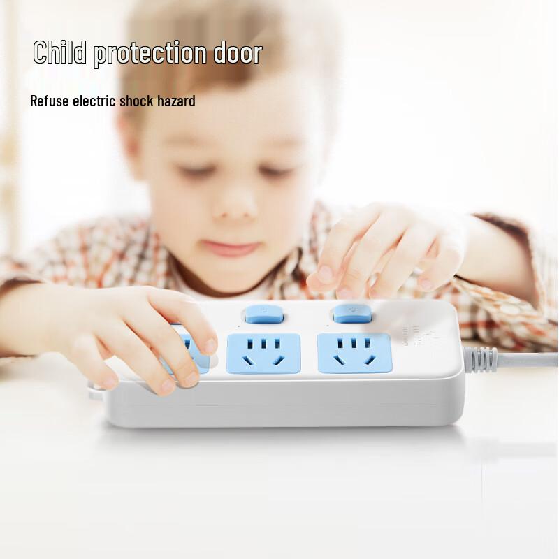 BULL GN-314 3-Gang Individual Switch Power Strip