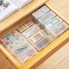 Multi-purpose Transparent  Storage Box with Lid Small Thing Container  for Storing Jewelry
