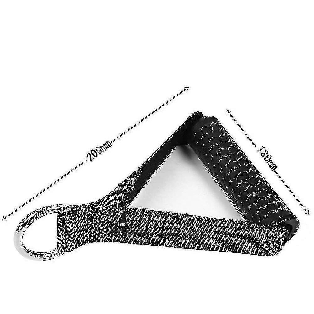 2pcs Hexagonal Rubber Handle Machine Accessories, Resistance Band Handle