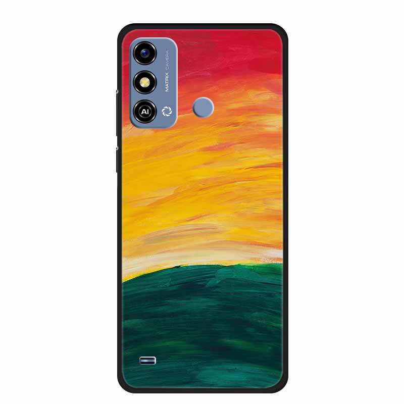 Мягкий силиконовый чехол для ZTE Blade A53 / A53Pro / A53Plus Чехол Мраморный ТПУ Черный Защитный чехол для ZTE Blade A53 Plus Чехол Funda