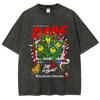 Teenage Mutant Ninja Turtles Washed T-shirt 2026 New Model personality Clothes shirt Year round clothing Retro Fashion Vintage Loose gift high quality