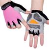Non slip Palm Bicycle Gloves Half Finger Half Finger Mittens Athletic Gloves  Bicycle Road Race