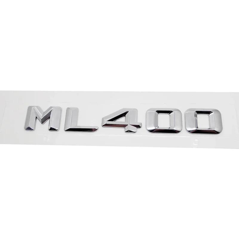 3D Metal ABS Car Trunk Sticker Letter Badge for Mercedes Benz Old Style ML55 ML63 ML250 ML300 ML320 ML350 ML400 ML430 Emblem ee05