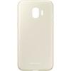 EF-AJ250TF - Coque Souple Dorée Pour Galaxy J2 Pro 2018