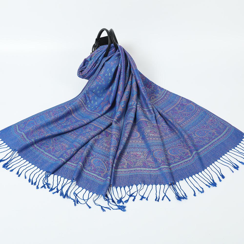 Jacquard Cashew Scarf Shawl Women's Headscarf Spring and Autumn Thin Scarf