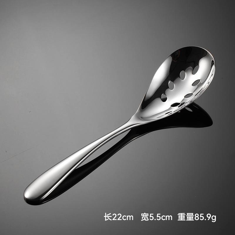 316 Stainless Steel Common Spoon Colander Lengthened Household Chinese Meal Spoon Gift Mirror Polishing