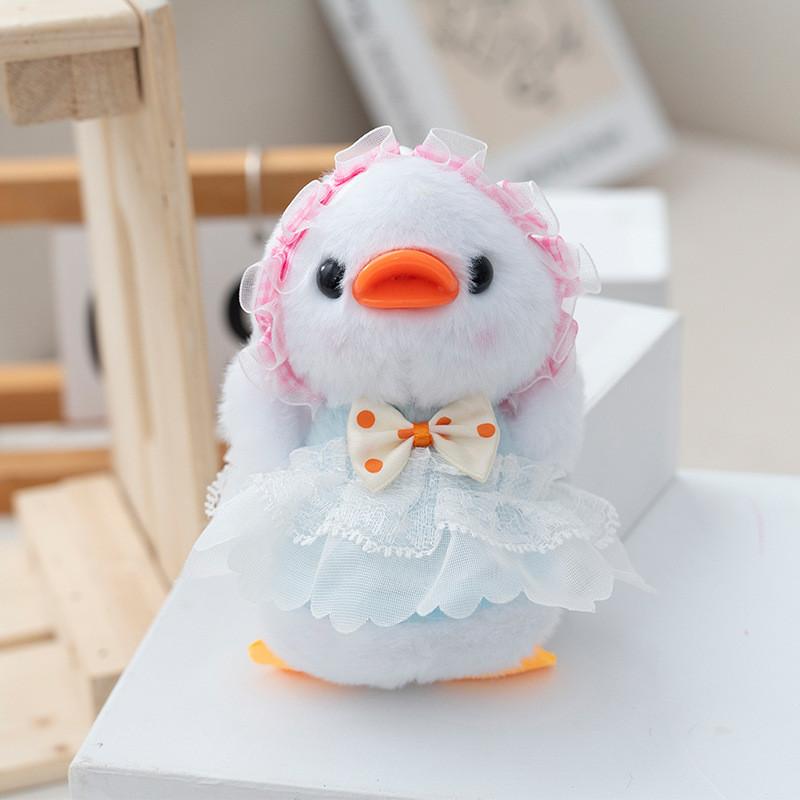Plush Duck Cute Doll Keychain Toys With Soft Pp Cotton For Kids Gifts Decor