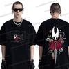 Hollow Knight Silksong Funny Game T-shirts Men Women Crewneck Short Sleeve Y2K Tops Cartoon Style Hollow Knight Unisex Tshirt