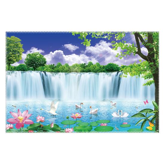 Oil-proof Kitchen Wall Sticker Goose Sea Fruit Self-adhesive Waterproof Heat Resistant Bathroom Kitchen Wall Art Decal Decoration