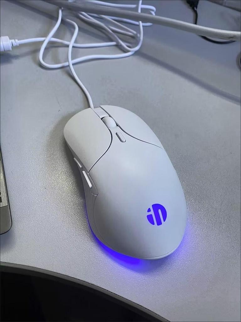 Бесшумная игровая мышь INPHIC B1, проводная, 6 программируемых кнопок, 8800 DPI, светящийся дизайн, бесплатная доставка