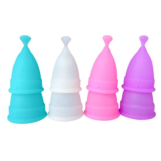 Period Cup Non-slip Prevent Gynecological Diseases No Side Effects Foldable Design Washable Physical Leakproof Reusable Women Period Menstruation