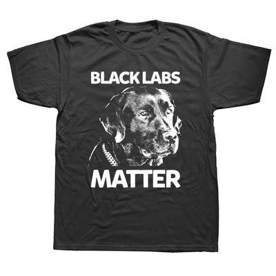 Смешные футболки с лабрадором 'Funny Black Labs Matter', графические хлопковые футболки в уличном стиле с коротким рукавом, подарки на день рождения, летняя футболка для мужчин