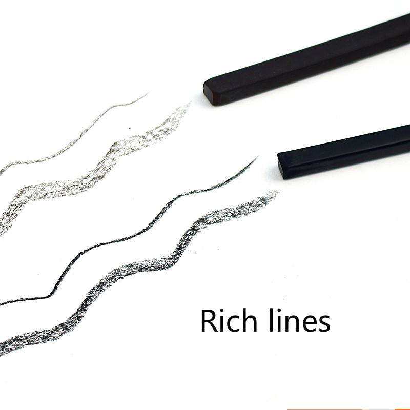 Black Charcoal Bar Brown Charcoal Water Soluble Charcoal Pencil Design Type Drawing Sketch Pencil Sketch Painting Supplies
