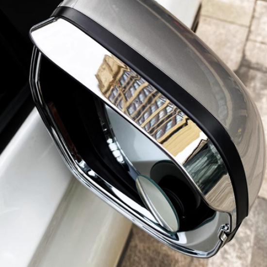 Для NISSAN Murano 2025 Хромированная накладка на зеркало заднего вида (козырек от дождя)
