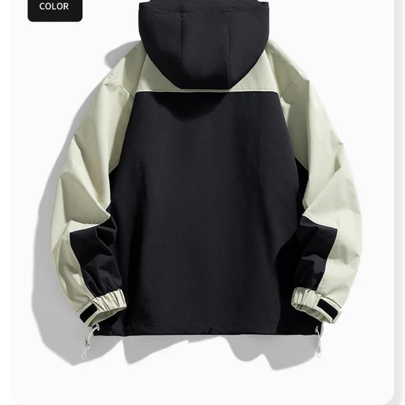 Cozy Up Men's Hooded Jackets Outdoor Waterproof Dustproof Coat Women Mountaineering Clothing Zipper Jacket Unisex