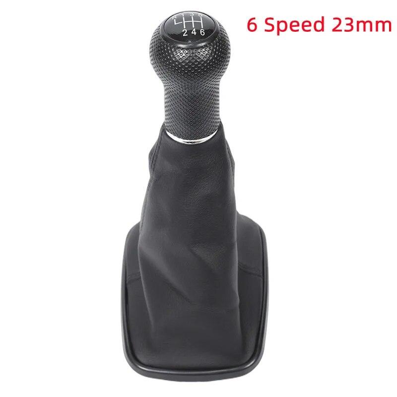Для Volkswagen VW 1999-2004 Golf 4 IV MK4 GTI R32 Bora Jetta 5/6-ступенчатая 12мм / 23мм Автомобильная ручка переключения передач Рычаг переключения передач Чехол-гетра
