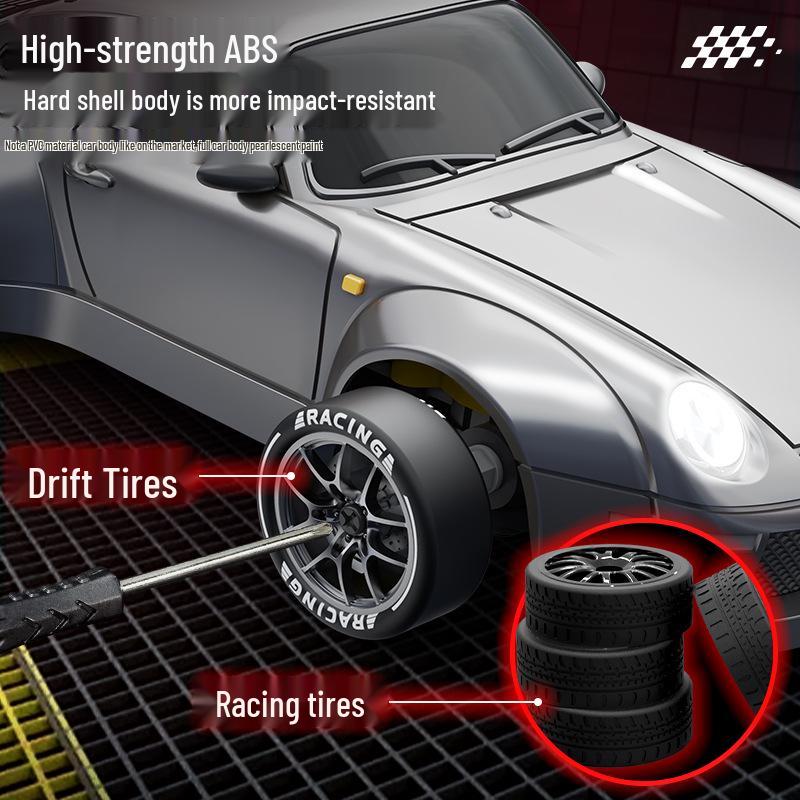 Профессиональная гоночная машина на радиоуправлении с полным газом и рулевым управлением, возможность дрифта с двумя двигателями - Модель 993RC