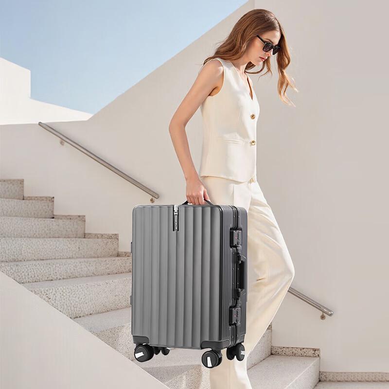 Багаж TOBERLIR с алюминиевой рамой и бесшумными колесами