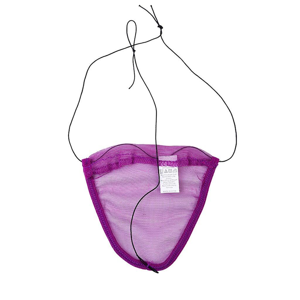 Новые модные мужские сексуальные сетчатые трусы-стринги, мягкое короткое нижнее белье, стринги