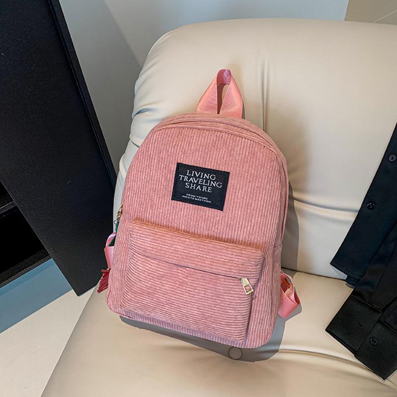 Yogodlns Повседневный женский рюкзак женские школьные сумки для колледжа дорожный рюкзак вельветовые сумки через плечо для девочек-подростков спортивный рюкзак