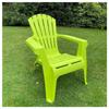 Fauteuil Adirondack résine polypropylène Wilsa Garden - Anis - 2 Fauteuils Adirondack
