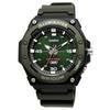 Casio Стандартные аналоговые кварцевые часы со светодиодной подсветкой зеленого цвета Overseas Model [Casio] MW-620H-3AV мужские [Товар]