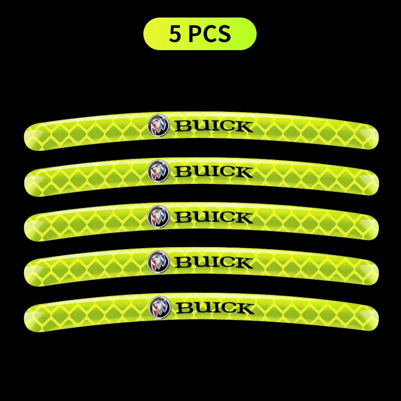 Car Bike Motorcycle Wheel Hub Reflective Stickers For Buick Regal LaCrosse Encore enclave royaum Park Avenue Envista GL8 GL6