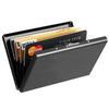 Stainless Steel Anti-RFID Card Holder: Women's Credit Card Case & Men's Business Card Organizer