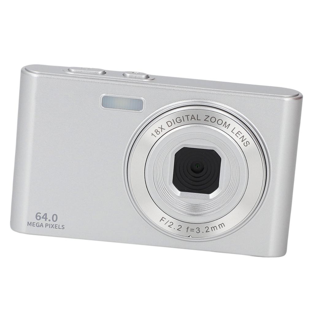 Retro Camera 4K Video 64MP Photo 18X Digital Zoom Student Camera for Travel Photography