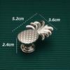 Silver Zinc Alloy Drawer Knobs Kitchen Cabinet Knobs Furniture Handles Creative Furniture Knobs for Cabinets and Drawers