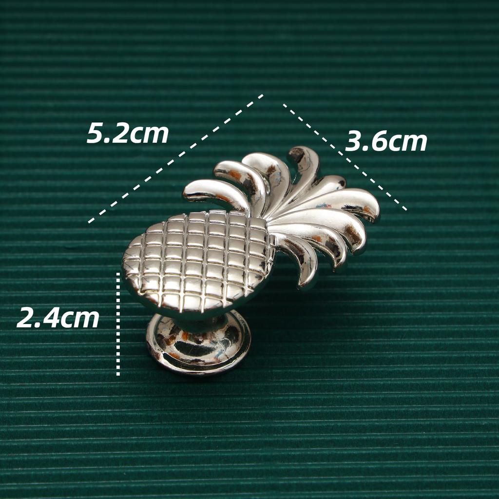 Silver Zinc Alloy Drawer Knobs Kitchen Cabinet Knobs Furniture Handles Creative Furniture Knobs for Cabinets and Drawers