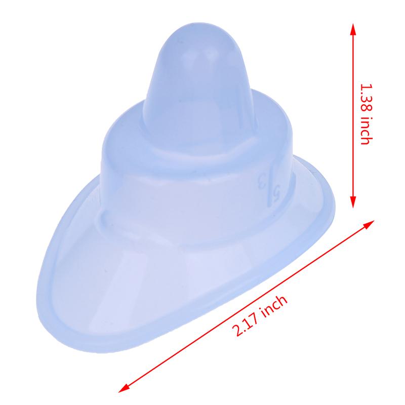 2шт Мягкая силиконовая многоразовая чашка для промывки глаз Контейнер для промывки глаз Чашка для мытья глаз