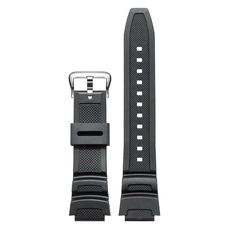 Для Casio AE-1200 F-108WH SGW-300H W-216H AEQ-110W Силиконовый резиновый сменный ремешок для часов 25x18 мм Выпуклый полимерный ремешок для часов