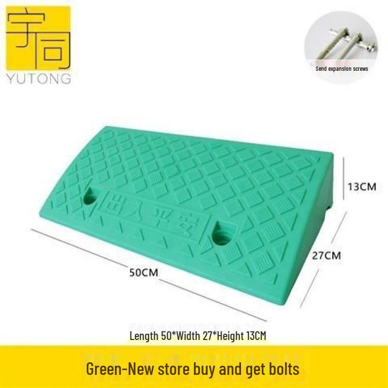 Треугольная пластиковая автомобильная аппарель для порога и подушка-лежачий полицейский