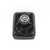 PU+ABS 5-Speed Gear Shift Cover Black Waterproof Cover for Peugeot 206 406 Automatic Gear