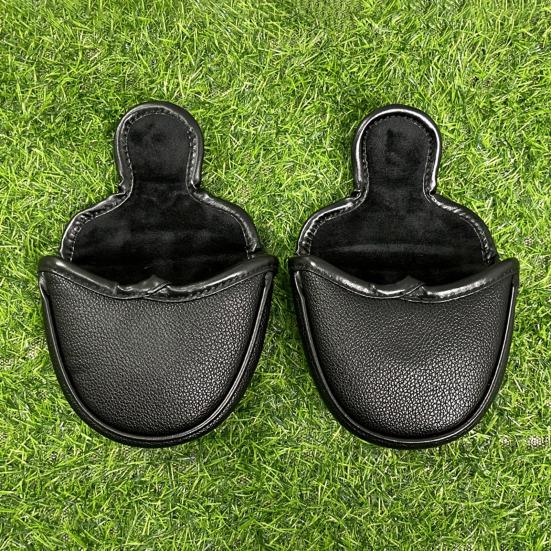 Чехол для гольф-паттера типа «молоток» с магнитной застежкой, из искусственной кожи, с рисунком черепа, для вудов, драйвера, фейрвея, гибрида