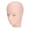 Eyelash Mannequin Head 3 Layers High Density Lash Extension Makeup Practice Head Embedded Layered Silicone Doll Head