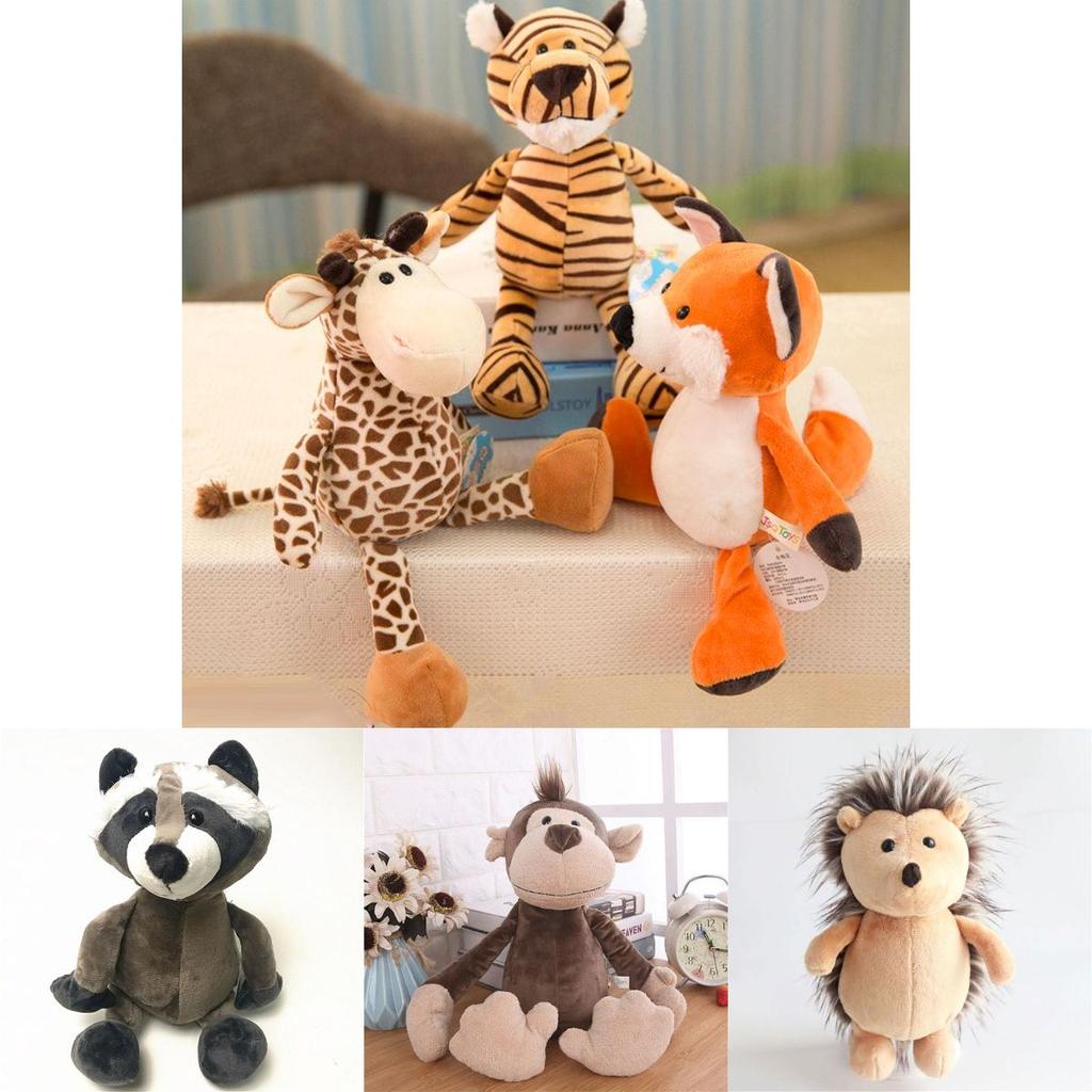 Cute Design Jungle Animal Plush Toy Ideal Home Decoration Entertainment Companion