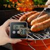 LCD Food Meat Thermometer Digital Display Oven BBQ Timer Baking Cooking Food Thermometer with Remote Probe