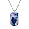 Tanjiro Nezuko Inosuke Zuhira Stainless Steel Color Printed Necklace Collection Holiday Gifts