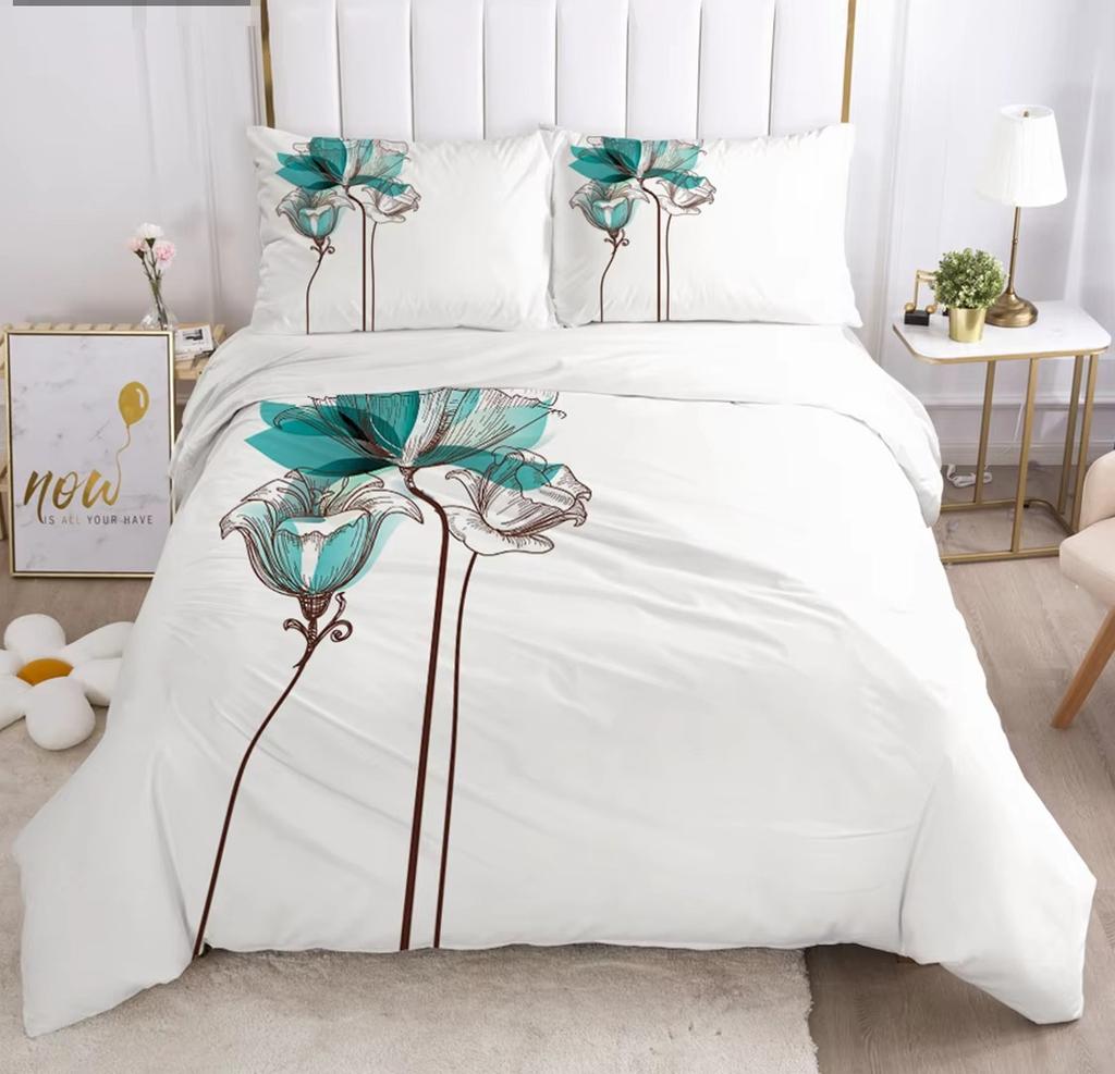 Comforter 3D Hd Quality Printed Queen King Size Home Decor Bedding Set For Women Coworker Gift 3 Piece Set With 2 S