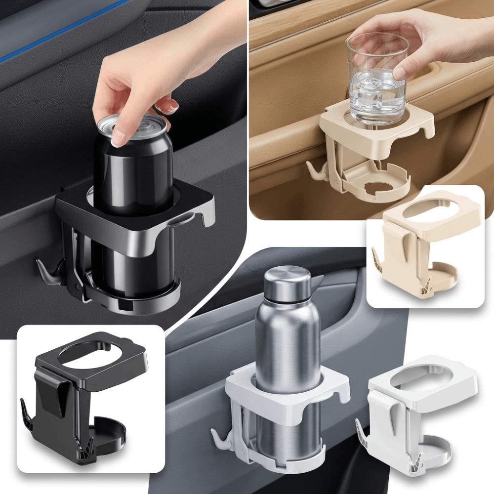 Foldable Foldable Cup Holder Anti Vibration Car Drink Holder Durable Car Storage Hook Road Trips