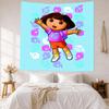 Dora Explorer Wall Decor Tapestry Art For Pet Memorial Birthdaywedding Party Backdrop Family Gift