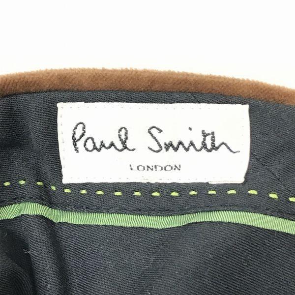 Сделанные в Японии велюровые брюки Paul Smith W76 Длина по внутреннему шву 77 см Коричневые Сделано в Японии(ИСПОЛЬЗОВАЛ)