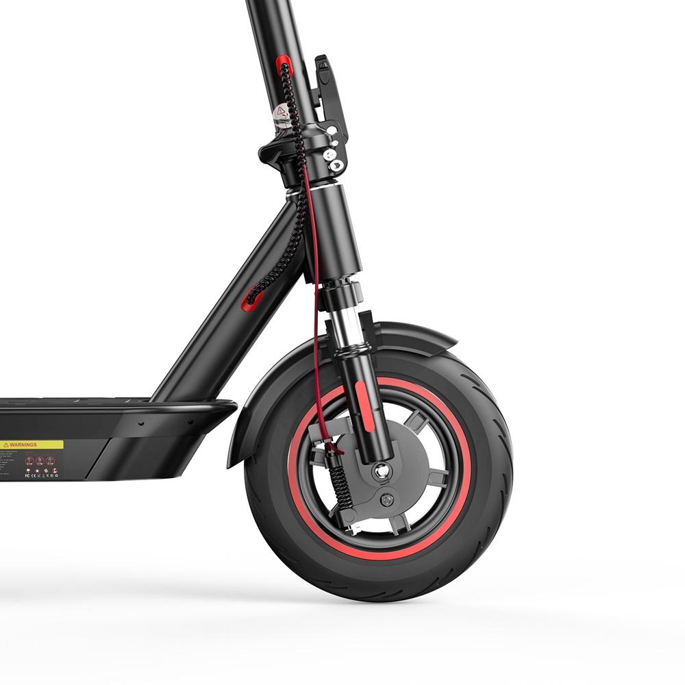 iScooter i10 10" Electric Scooter for Adults - 45KM Range, 650W Motor, Dual Suspension & Air Tires | 40KM/H Speed & 120KG Load(NO ABE)