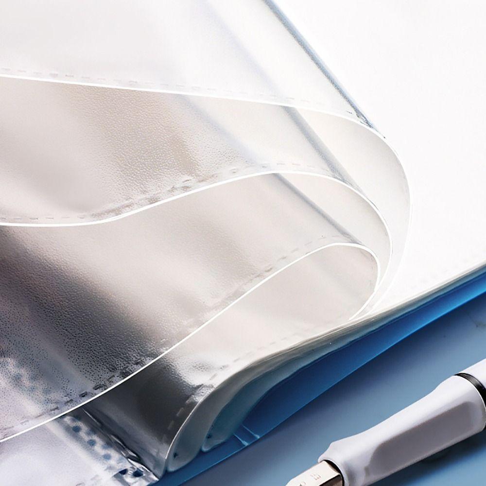 Waterproof Storage Booklet 20/30/60/100 Pages A4 File Folder High Quality File Bag Student Gift